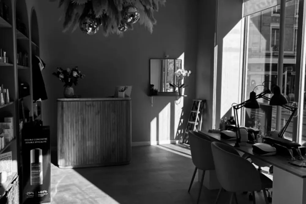 venements en intitut noir et blanc